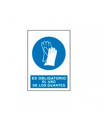 Uso obligatorio de guantes