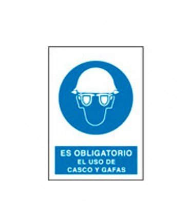 Uso obligatorio de casco y gafas