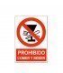  Prohibido comer y beber 