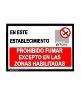  NO FUMAR (EXCEPTO ZONAS)