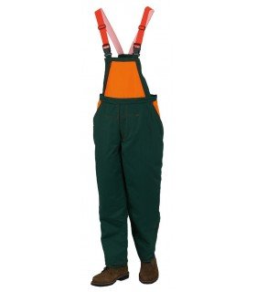 Pantalón con peto leñador