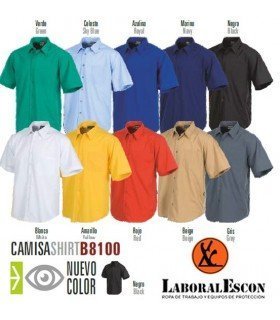 Camisa de trabajo manga corta WORK TEAM