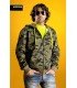 Sudadera capucha de camuflaje