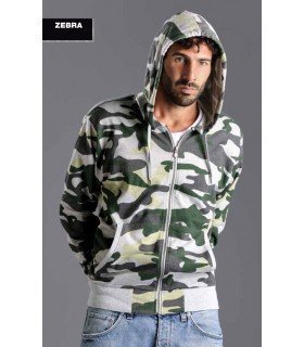 Sudadera capucha camuflaje