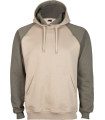 Sudadera capucha beig verde caza