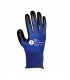 Guantes recubierto nitrilo azul 
